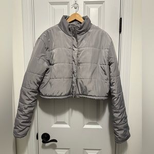 PrettyLittleThing Cropped Puffer Jacket